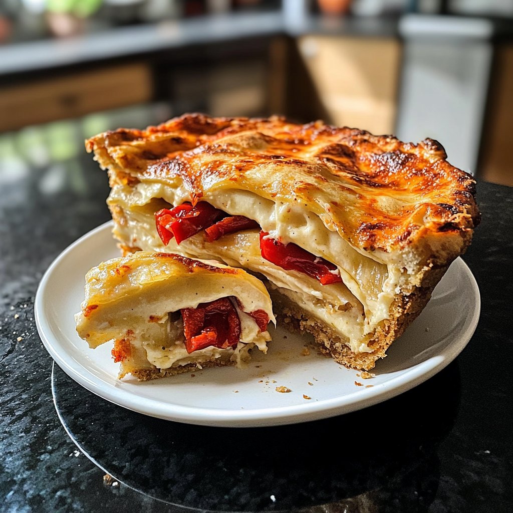 Kartoffelauflauf mit Paprika