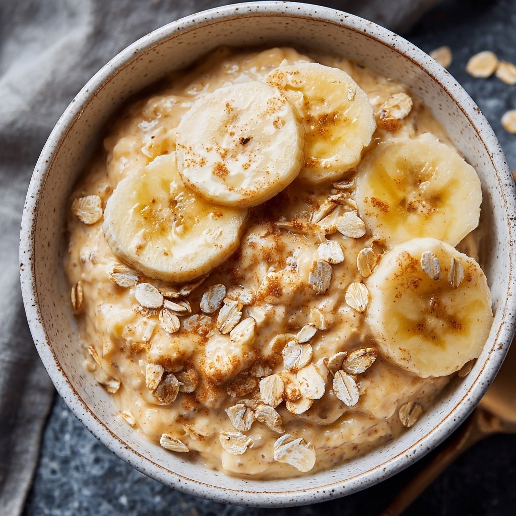 Frühstücksideen mit Banane und Hafer