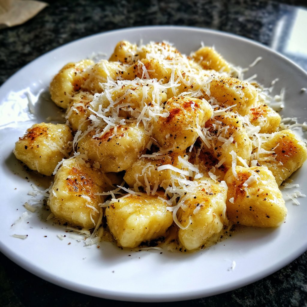 Gnocchi mit Trüffelöl und Parmesan
