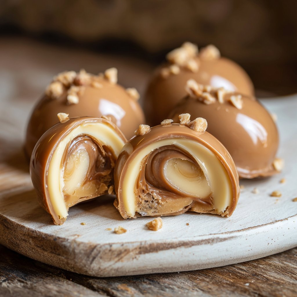 Pralinen mit Nougatfüllung