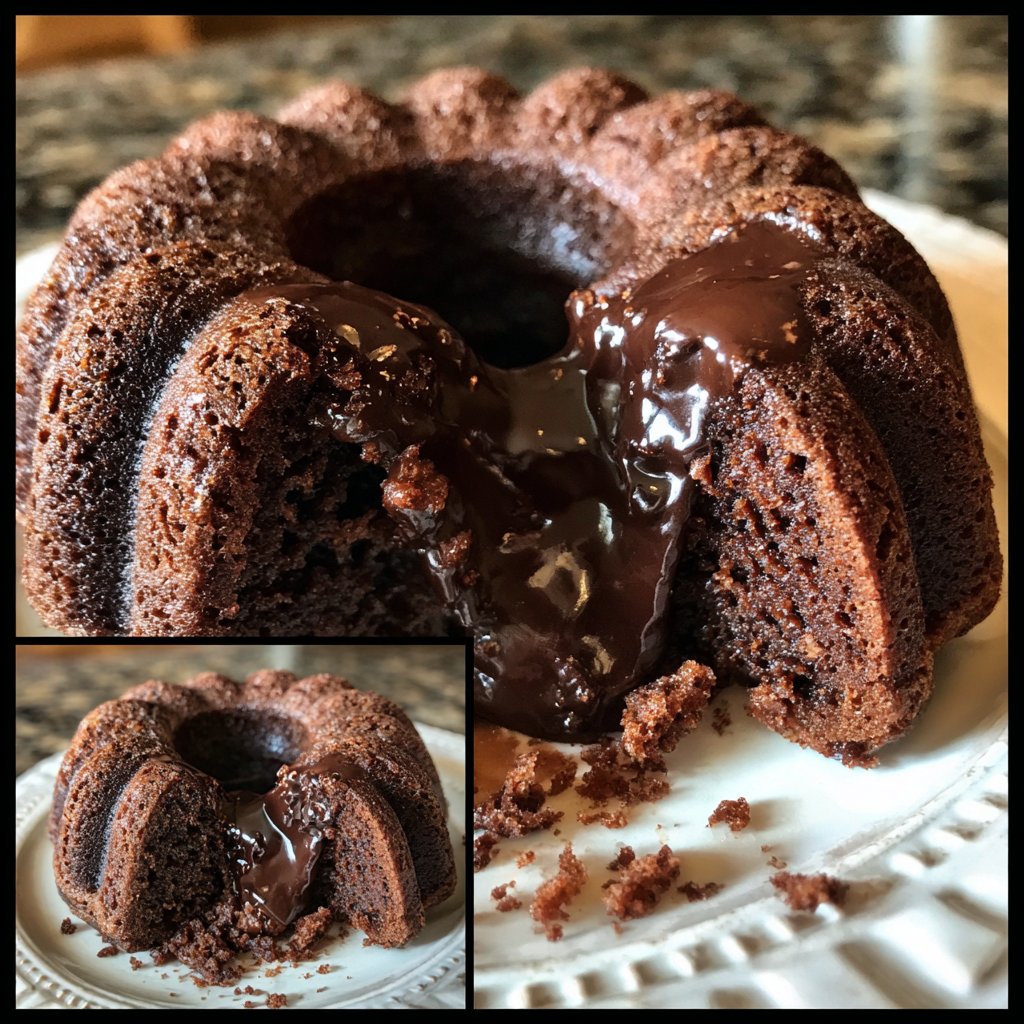 Schokoküchlein mit flüssigem Kern