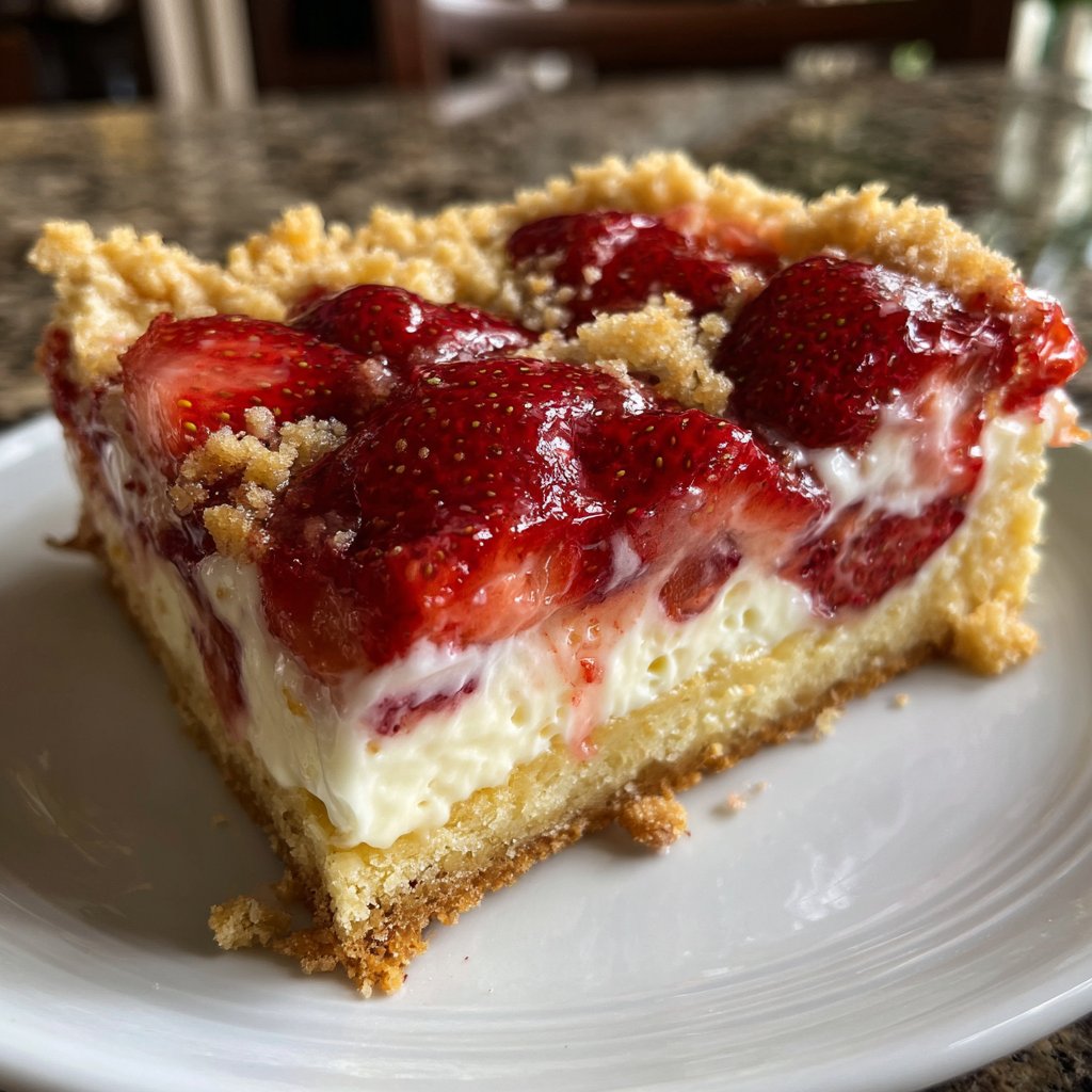 Erdbeerkuchen Mit Schmand