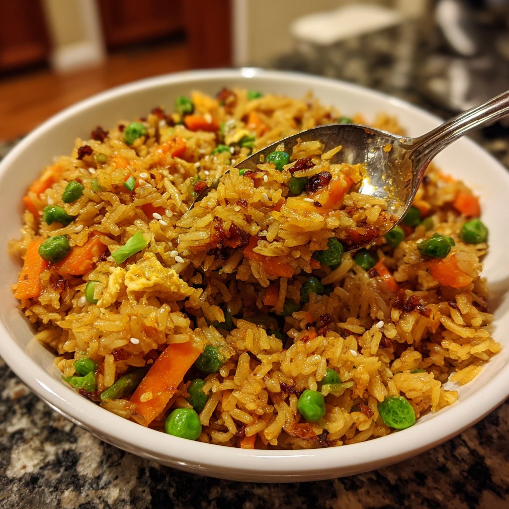 Gebratener Reis mit Gemüse