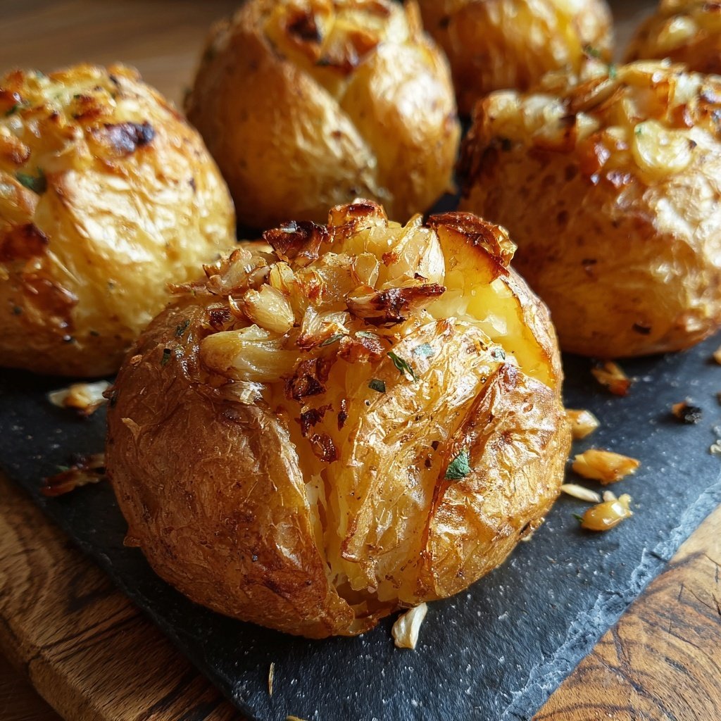 Ofenkartoffeln mit Knoblauch