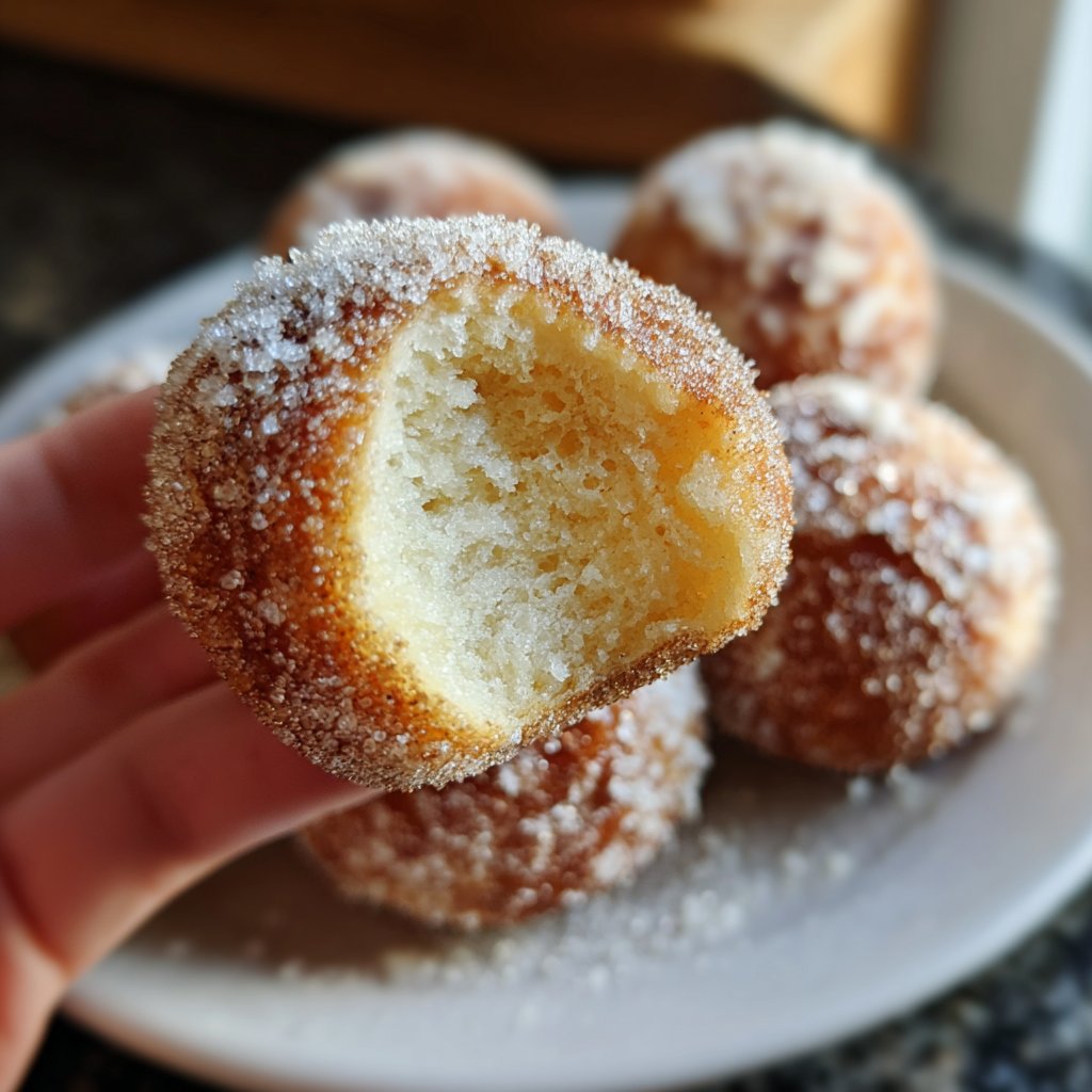 Quarkbällchen mit Zimt-Zucker