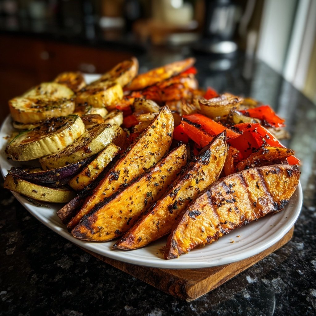 Grill Beilagen Mit Süßkartoffel Spalten