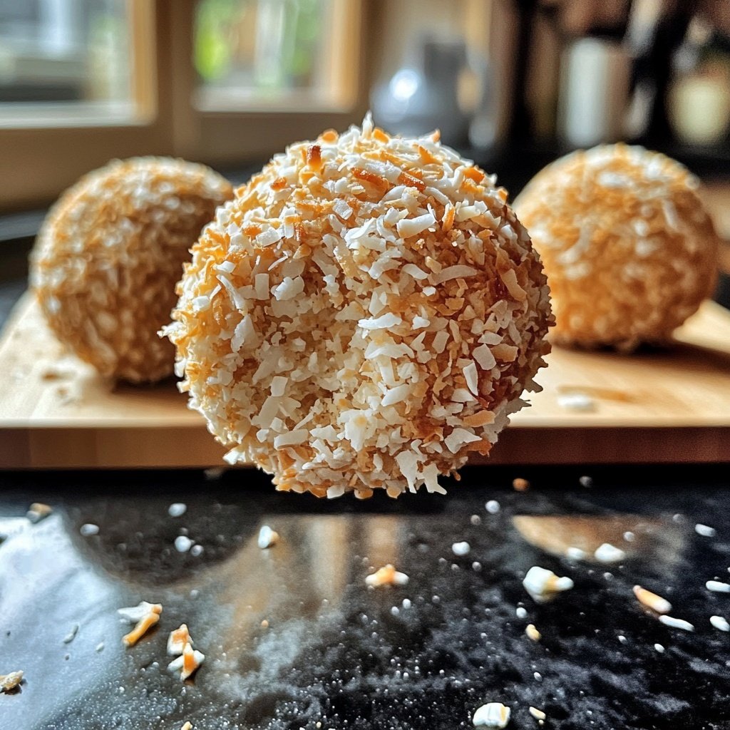 Protein Bällchen mit Kokosöl