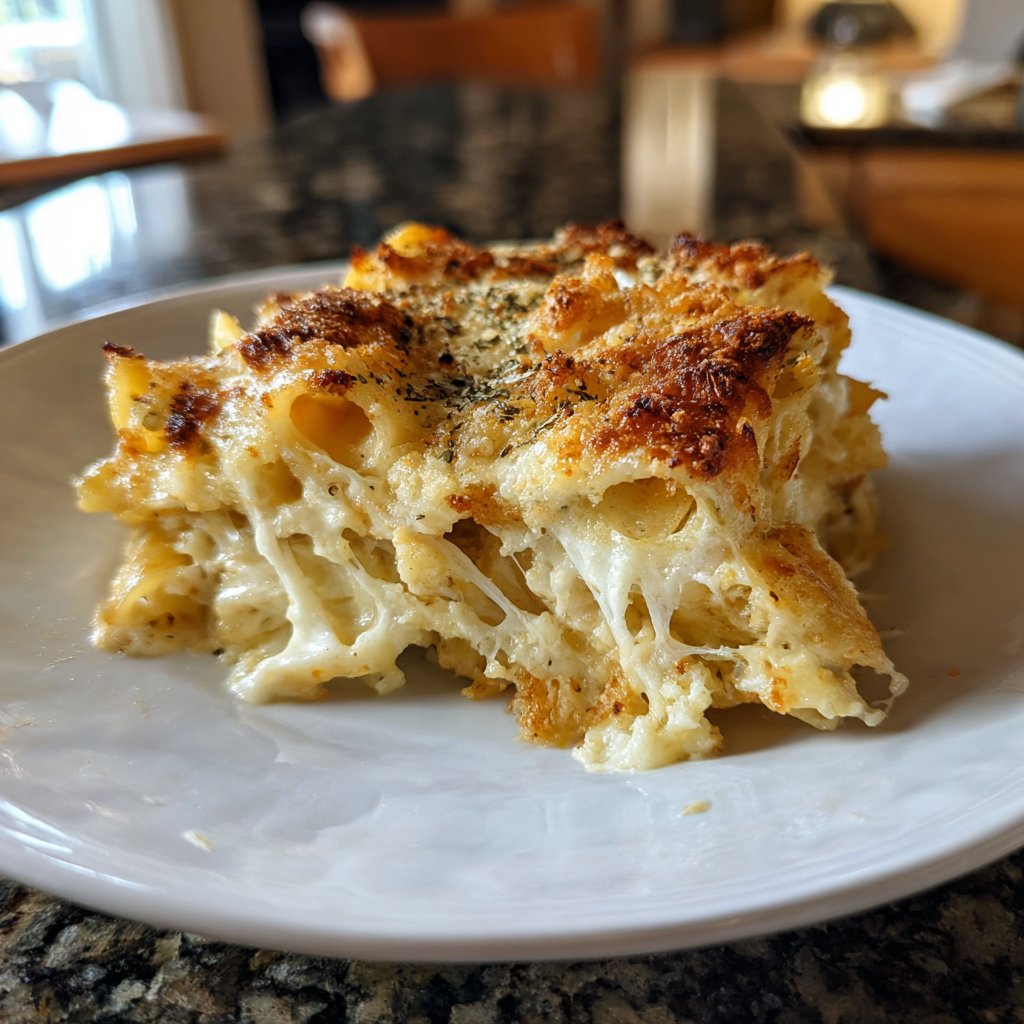 Nudelauflauf mit Käse